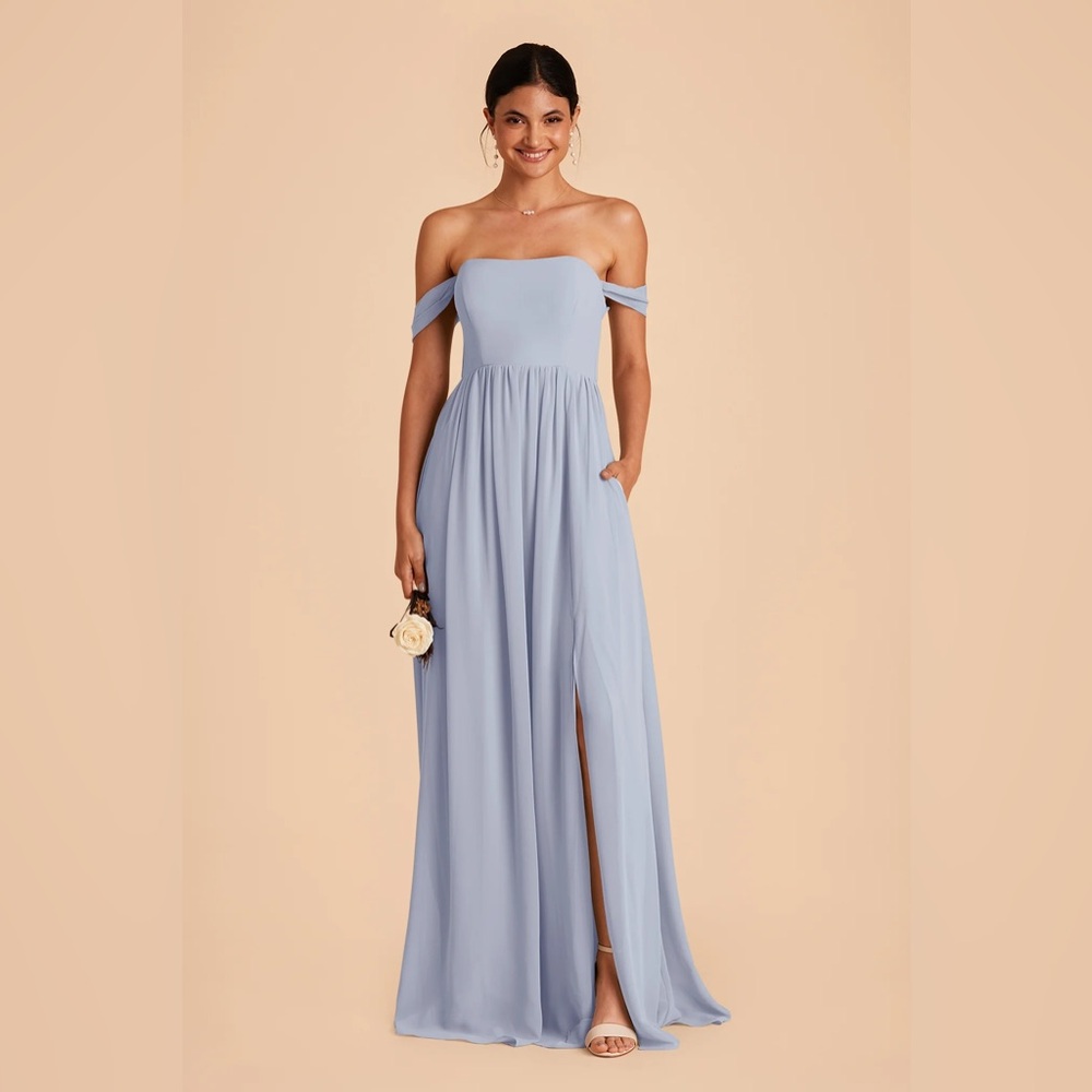 Birdie Grey August Dress - Dusty Blue (NWT)